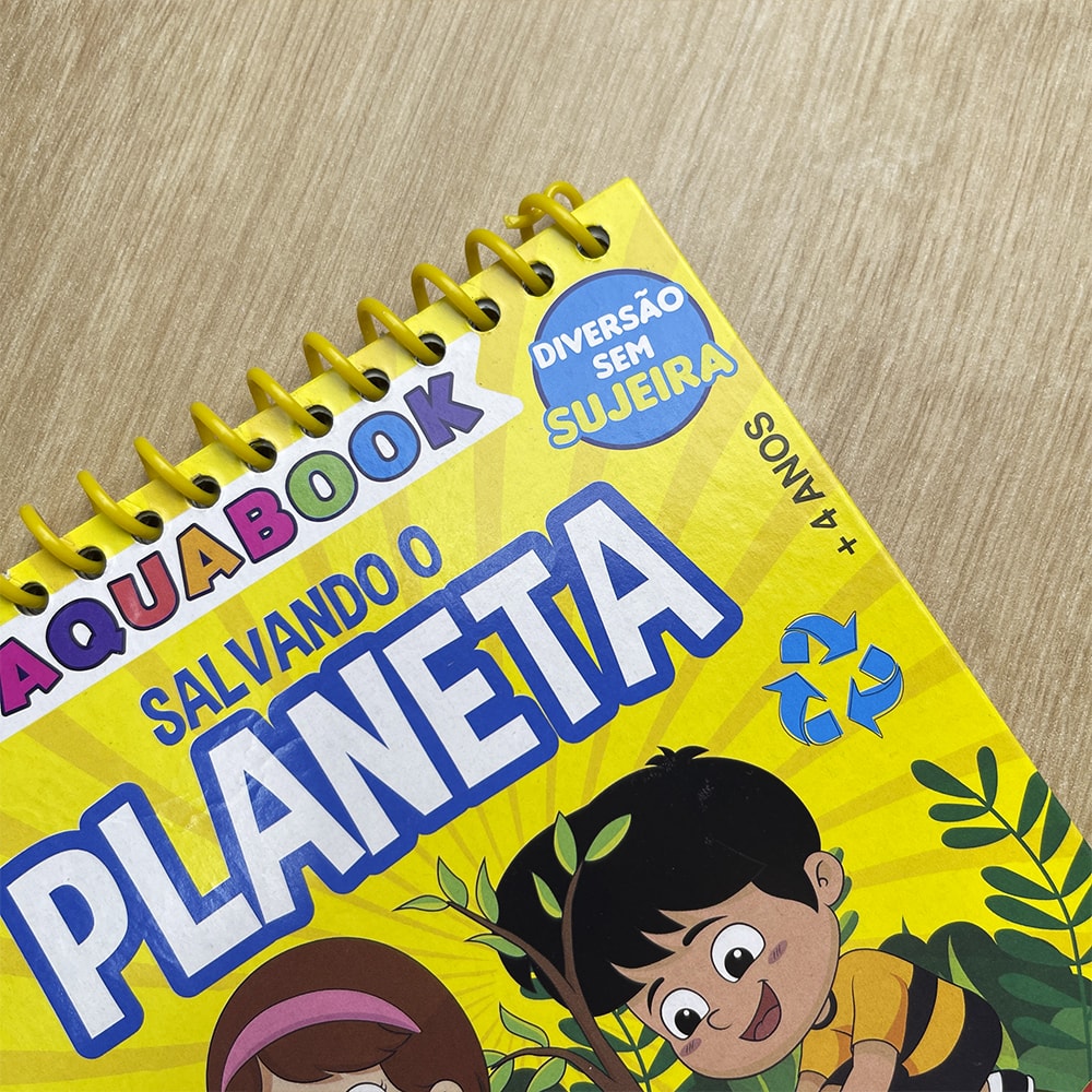 Aquabook Salvando o Planeta | Vem com Uma Caneta Magica