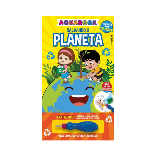 Aquabook Salvando o Planeta | Vem com Uma Caneta Magica