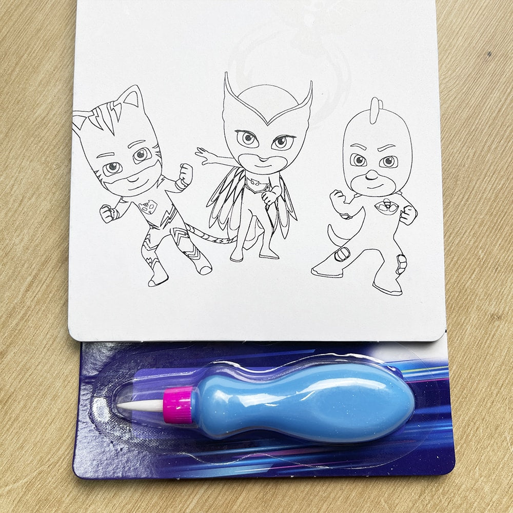 Aquabook PjMasks | Vem com Uma Caneta Magica