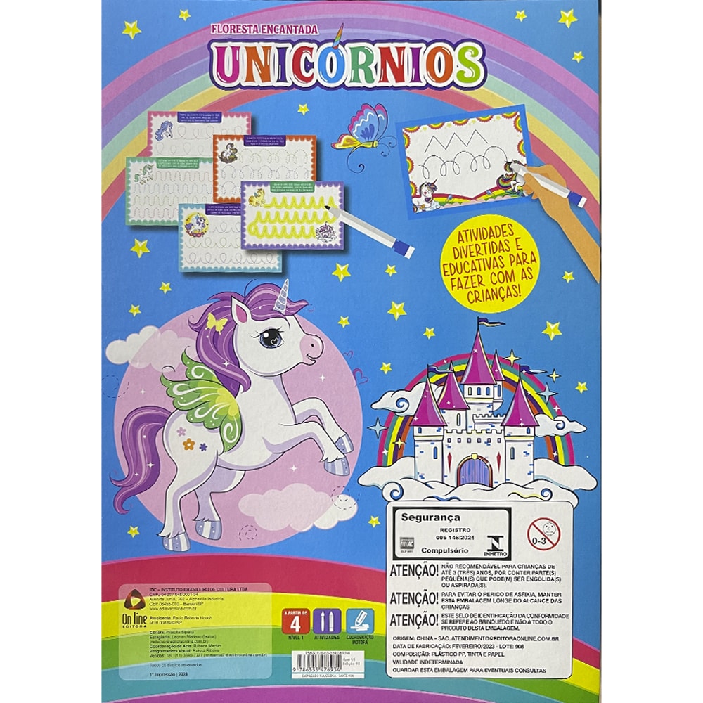 Escolinha Divertida | Floresta Encantada de Unicórnios | Cordenação Motora