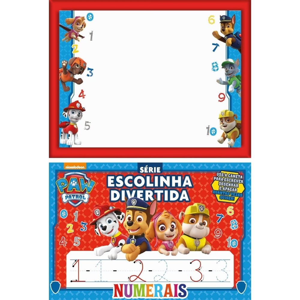 Escolinha Divertida | Patrulha Canina | Caligrafia dos Numerais