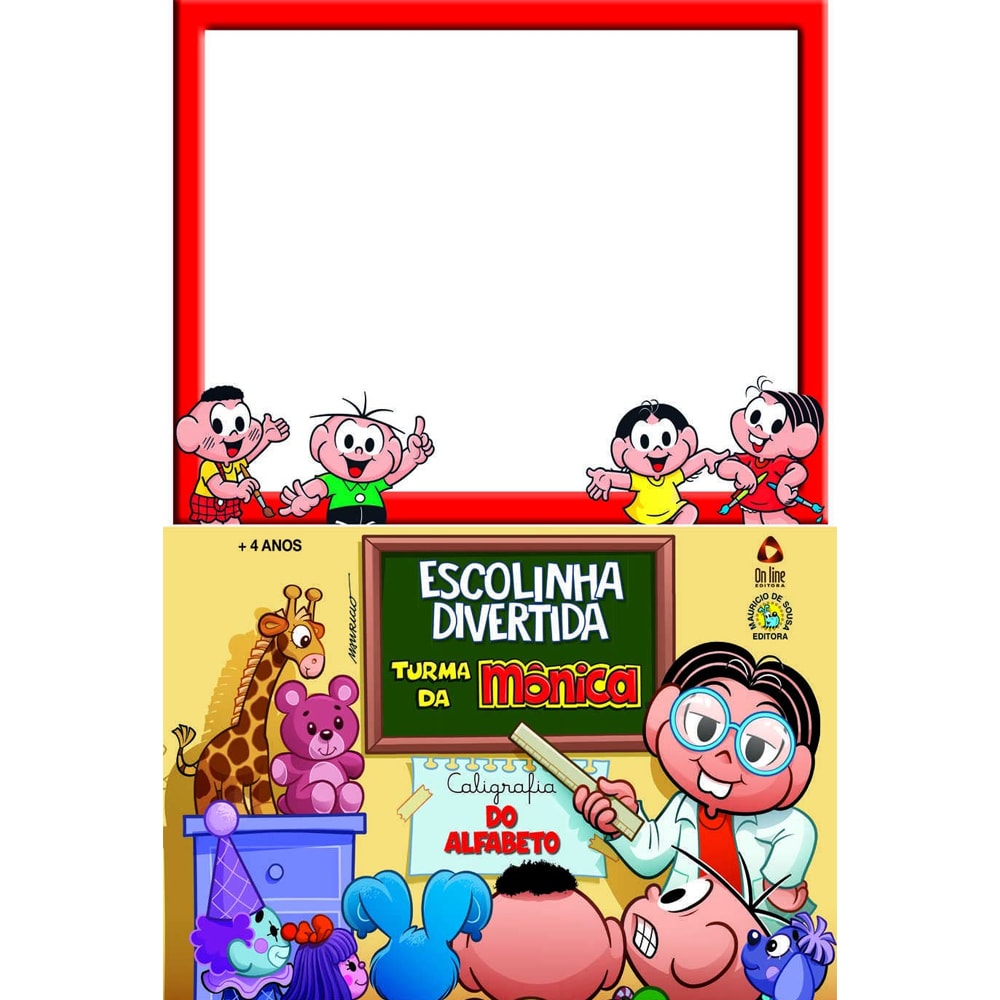 Escolinha Divertida | Turma da Mônica | Caligrafia do Alfabeto