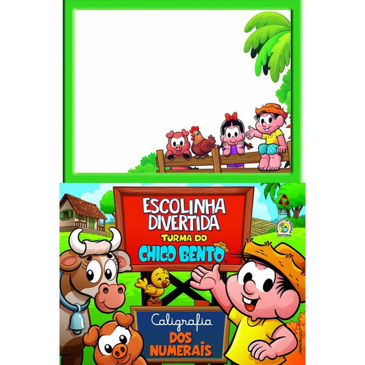 Escolinha Divertida | Turma do Chico Bento | Caligrafia dos Numerais