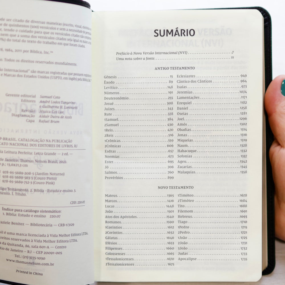 Bíblia Sagrada | NVI | Letra Grande | Couro Soft Preta