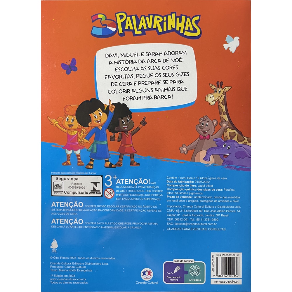 3 Palavrinhas - A arca de Noe