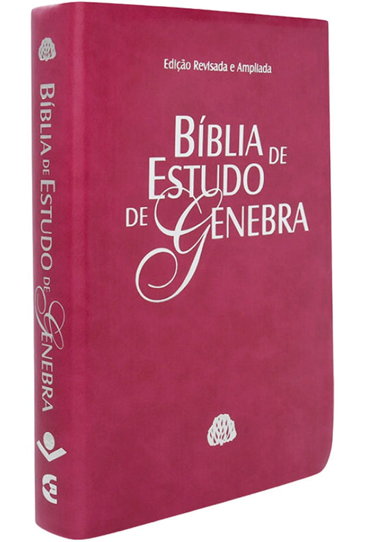 Bíblia de Estudo de Genebra | Letra Normal | ARA | Capa Luxo Pink