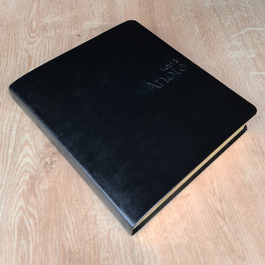 Bíblia Sagrada Leia e Anote | NVT | Letra Normal | Capa Luxo Preta