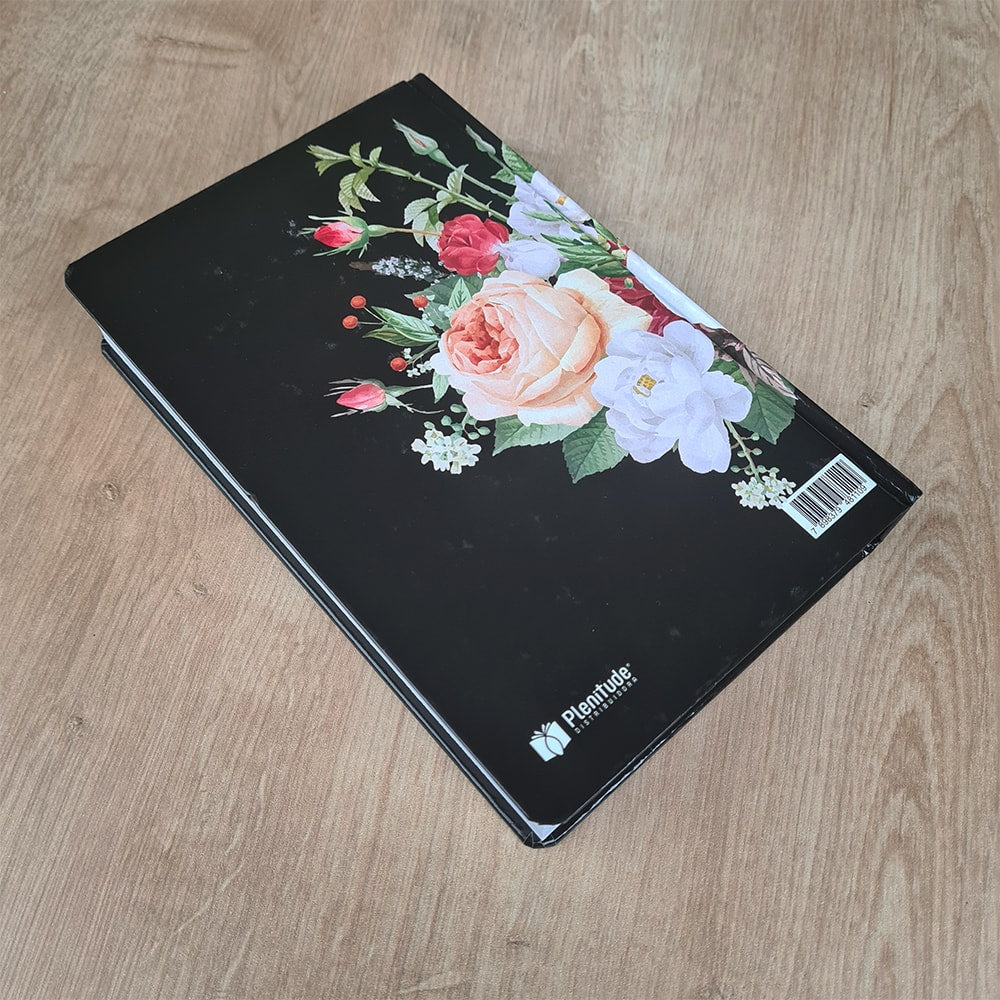 Bíblia Sagrada Preta Rosas | NVI | Letra Grande | Capa Dura