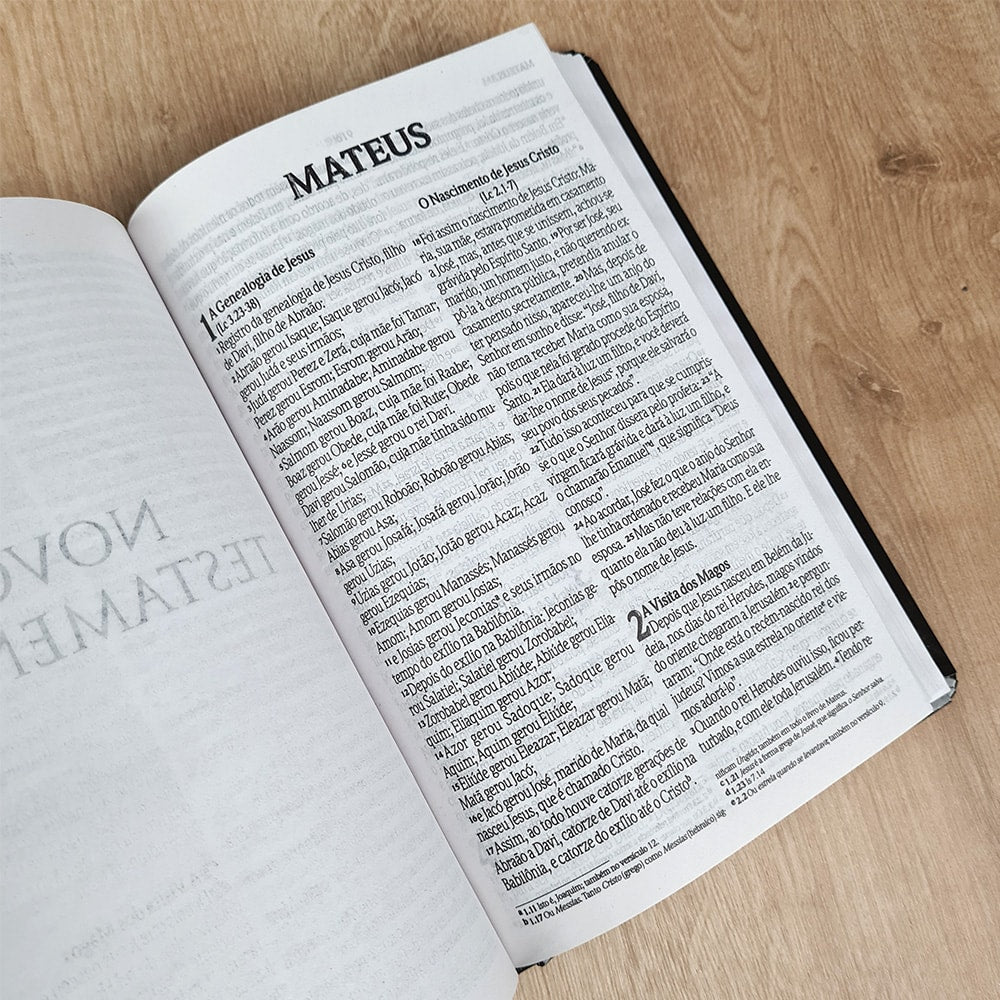 Bíblia Sagrada Salvos pela Graça | NVI | Letra Grande | Capa Dura