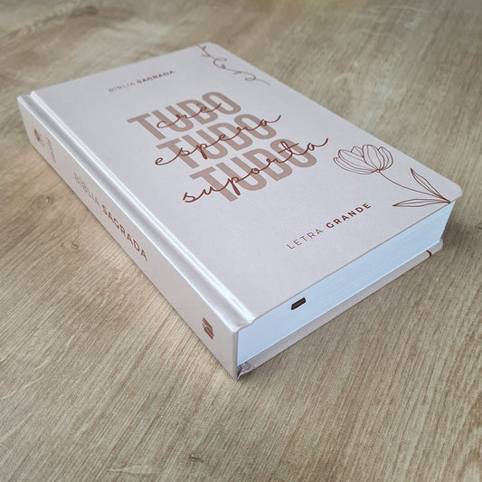 Bíblia Sagrada Tudo Crê | NVT | Letra Grande | Capa Dura