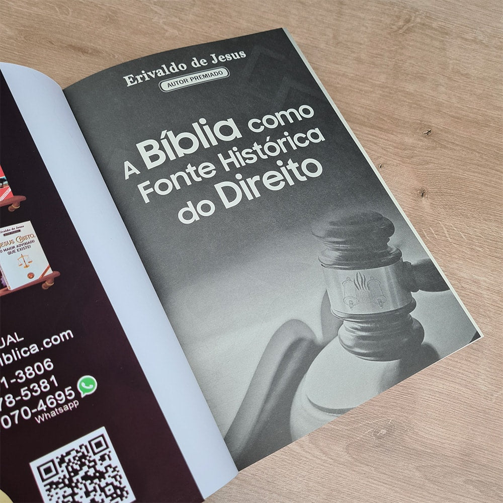 A Bíblia como Fonte Histórica do Direito | Erivaldo de Jesus