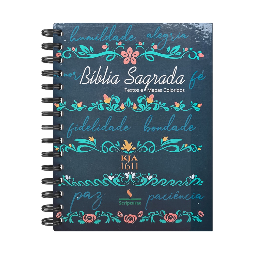 Bíblia Sagrada KJA 1611 | Letra Normal | Capa Dura Verde com Preto