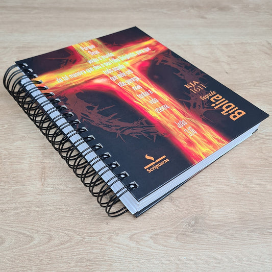 Bíblia Sagrada KJA 1611 | Letra Normal | Capa Dura Espiral João 3:16