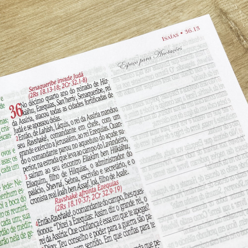 Bíblia Sagrada KJA 1611 | Letra Normal | Capa Dura Espiral Calvário