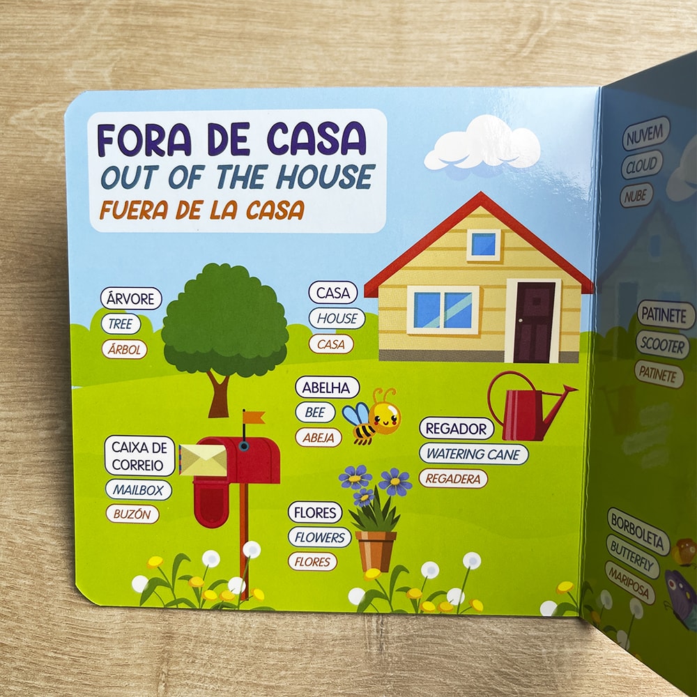 Minhas Primeira Palavras | Vocabulário | Trilíngue