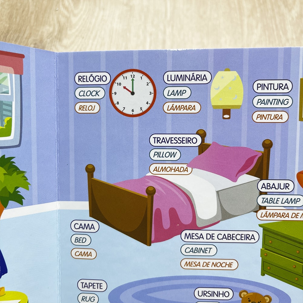Minhas Primeira Palavras | Vocabulário | Trilíngue