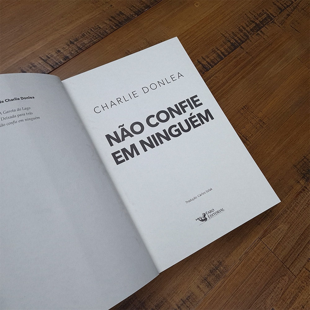 Não Confie em Ninguém | Charlie Donlea