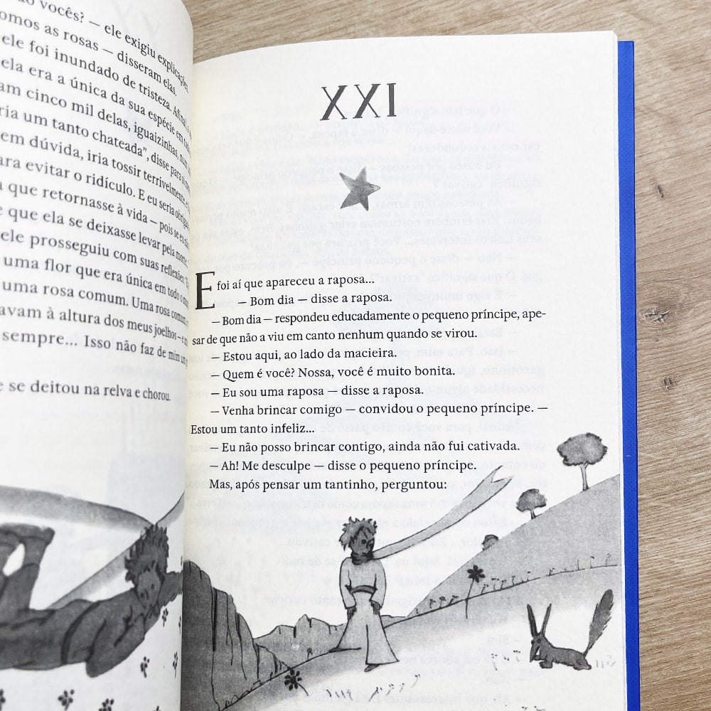 O Pequeno Príncipe| Saint-Exupéry | Capa Azul
