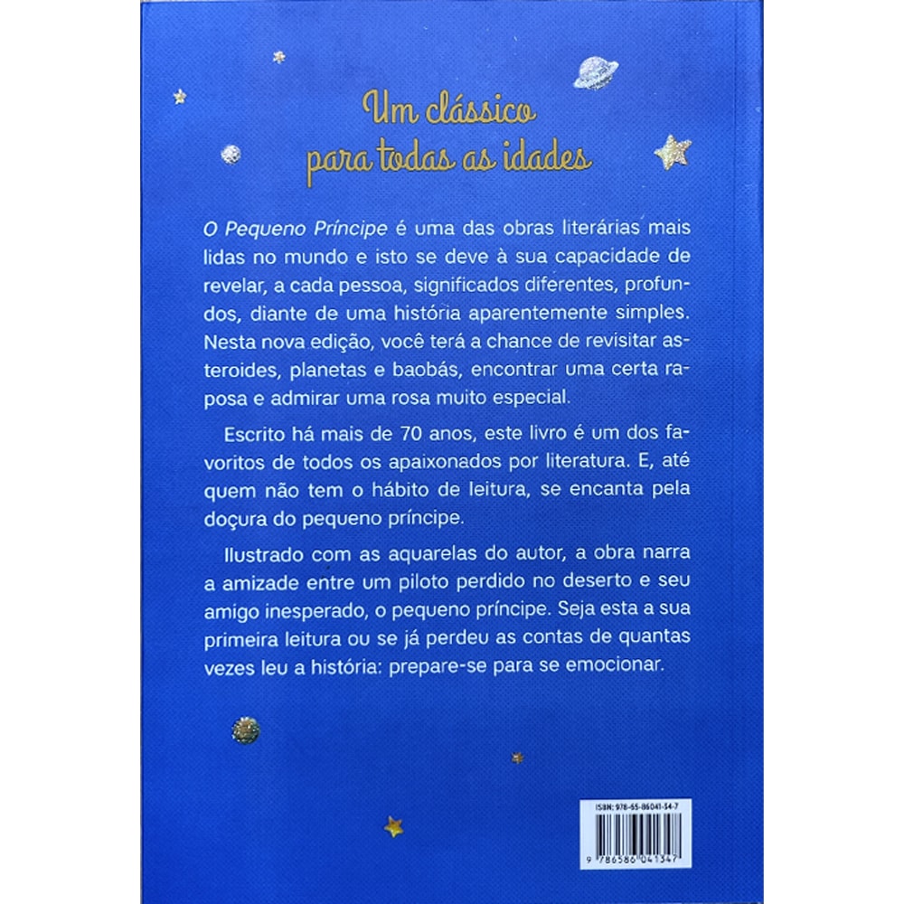 O Pequeno Príncipe| Saint-Exupéry | Capa Azul