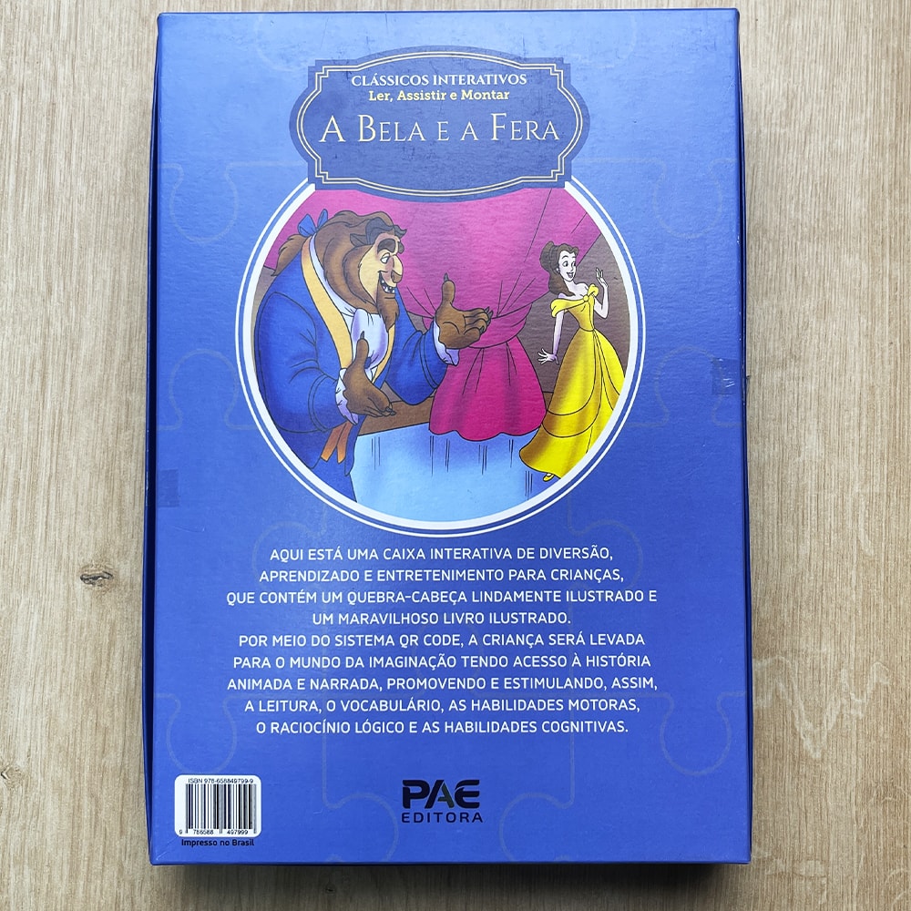 Clássicos Interativos | A Bela e a Fera | Ler Assitir e Montar