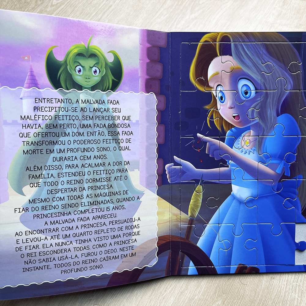 Livro Quebra-Cabeça Divertido | A Bela Adormecida