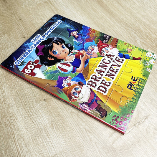 Livro Quebra-Cabeça Divertido | Branca de Neve