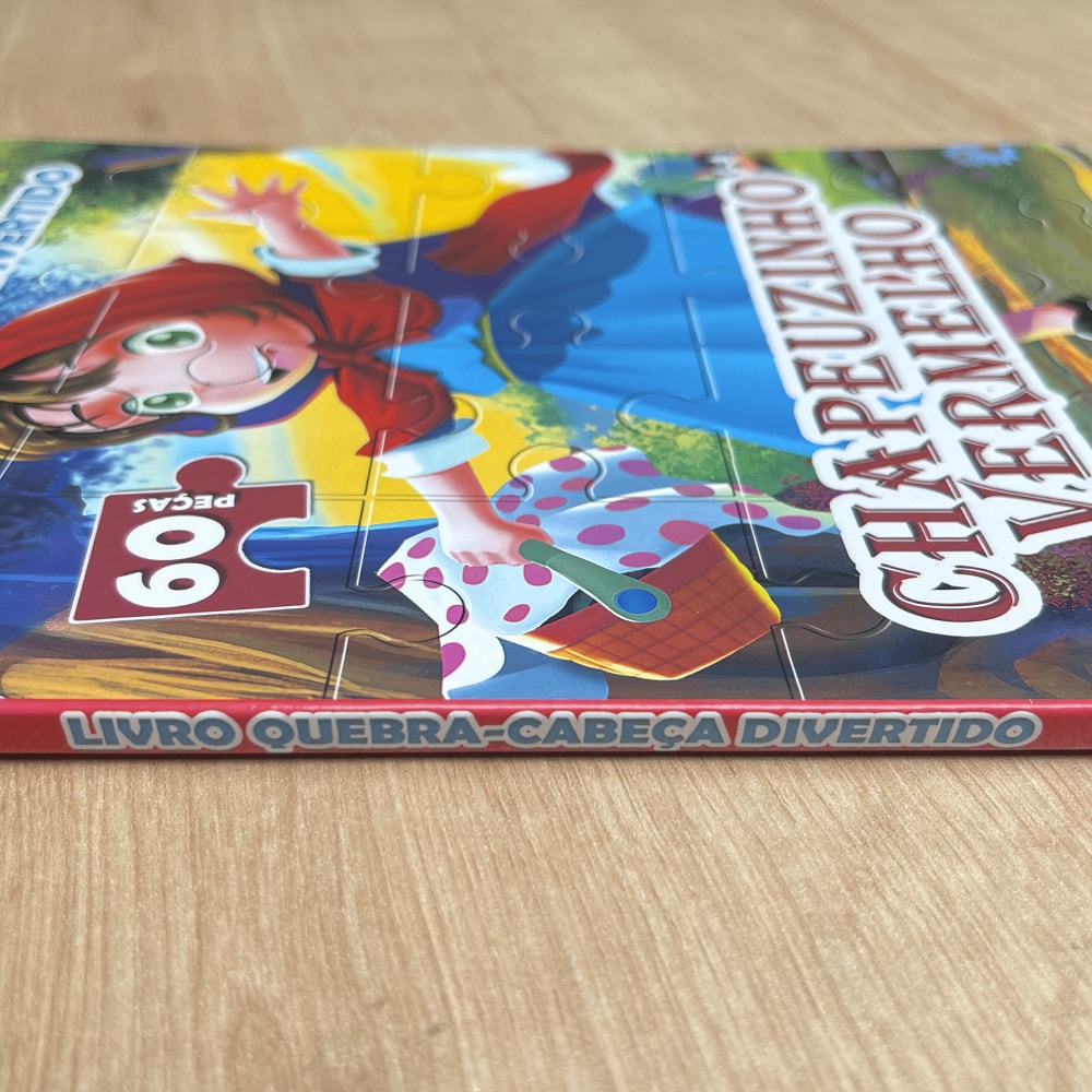 Livro Quebra-Cabeça Divertido | Chapeuzinho Vermelho