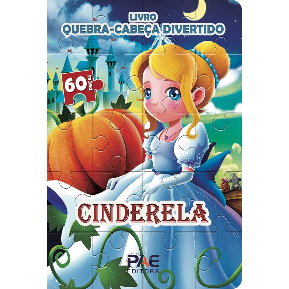 Livro Quebra-Cabeça Divertido | Cinderela