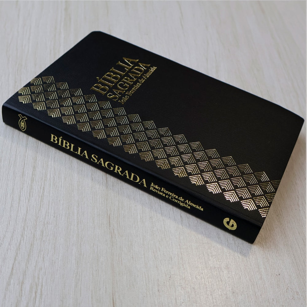 Bíblia Sagrada | ARC | Letra Normal | Capa Flexível Preta
