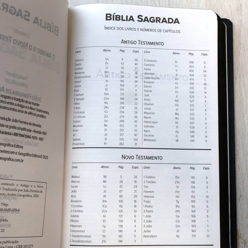 Bíblia Sagrada | ARC | Letra Normal | Capa Flexível Preta