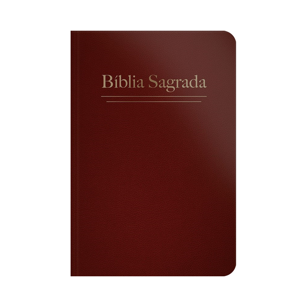 Bíblia Sagrada | ARC | Letra Grande | Capa Semi Luxo Telha