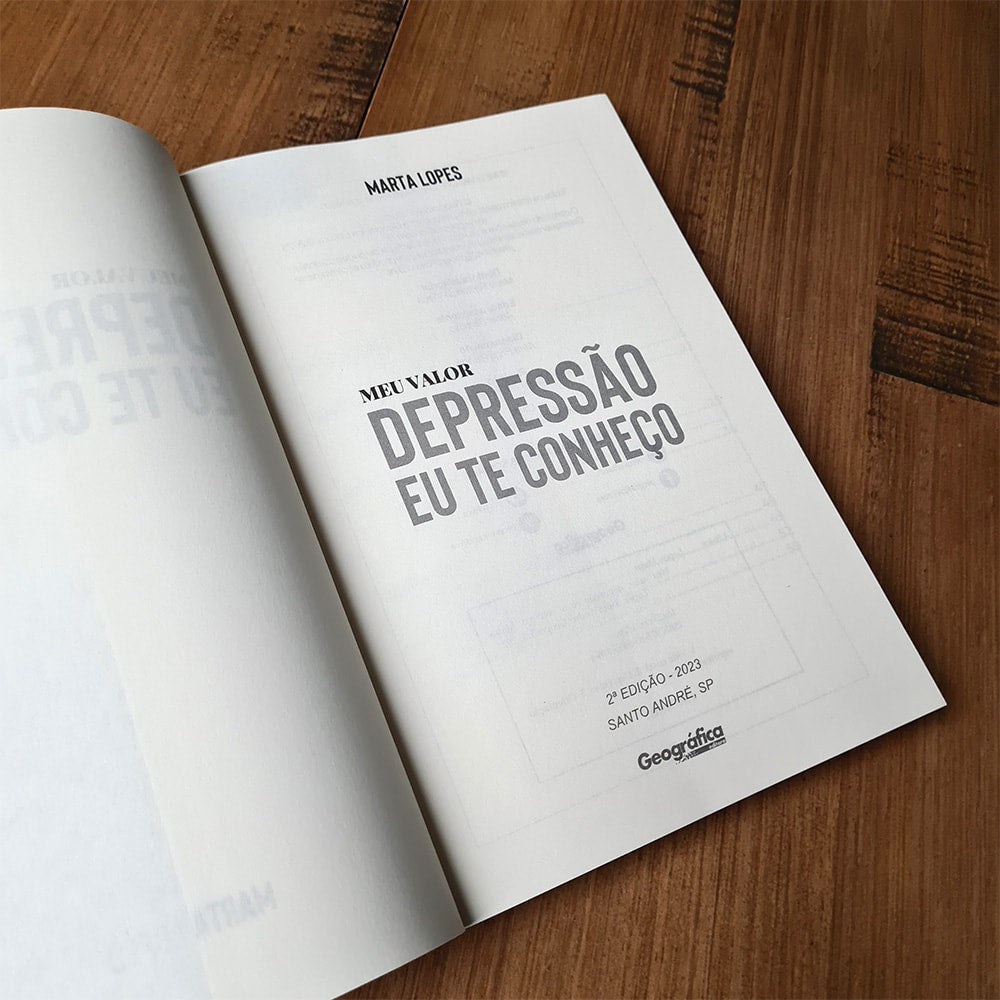 Meu Valor | Depressão eu Te Conheço | Marta Lopes