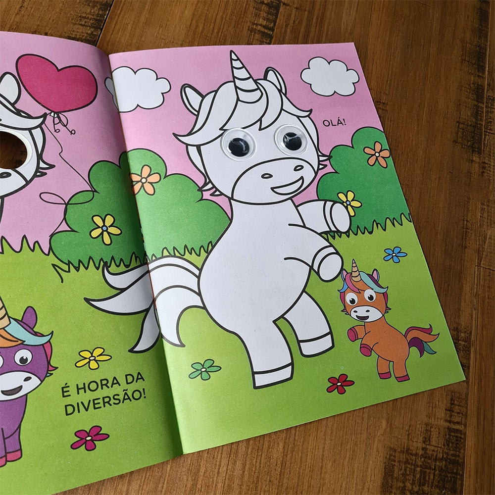 Colorir e Divertir | Olhinhos Mágicos