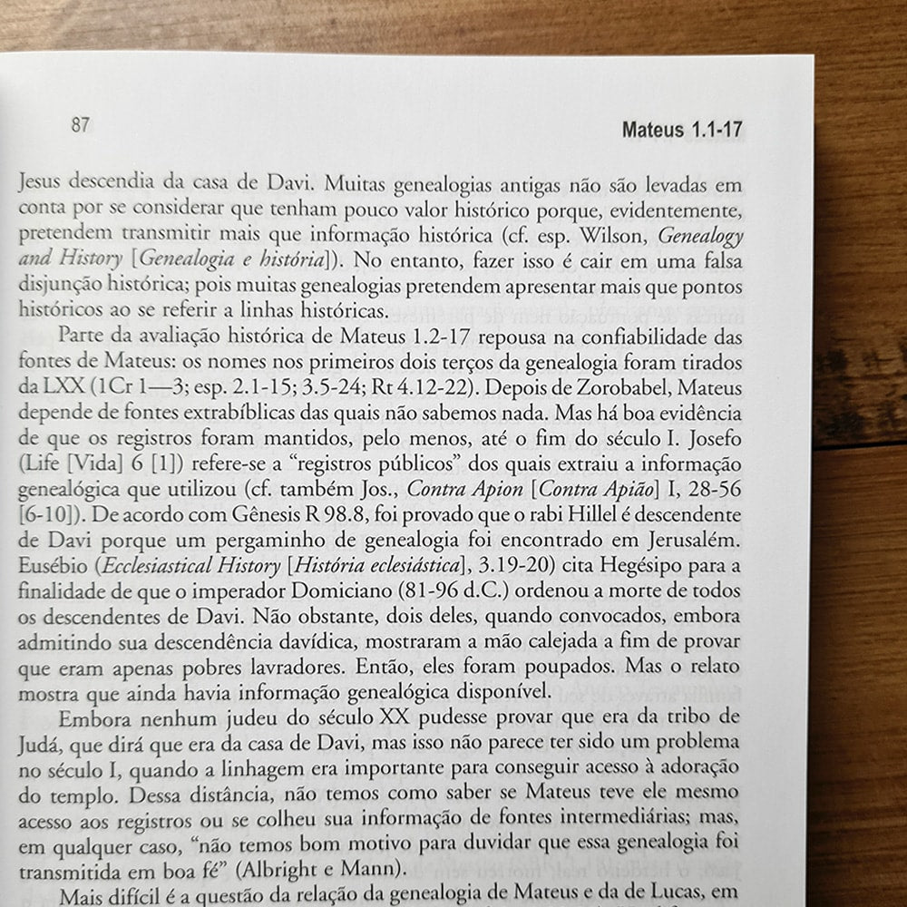 O Comentário de Mateus | D A Carson