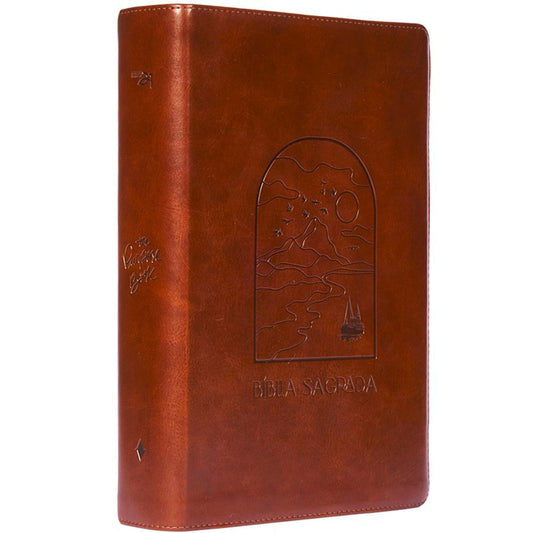 Bíblia The Purpose Book | A21 | Letra Normal | Espaço Para Anotações | Capa Couro Soft Janela