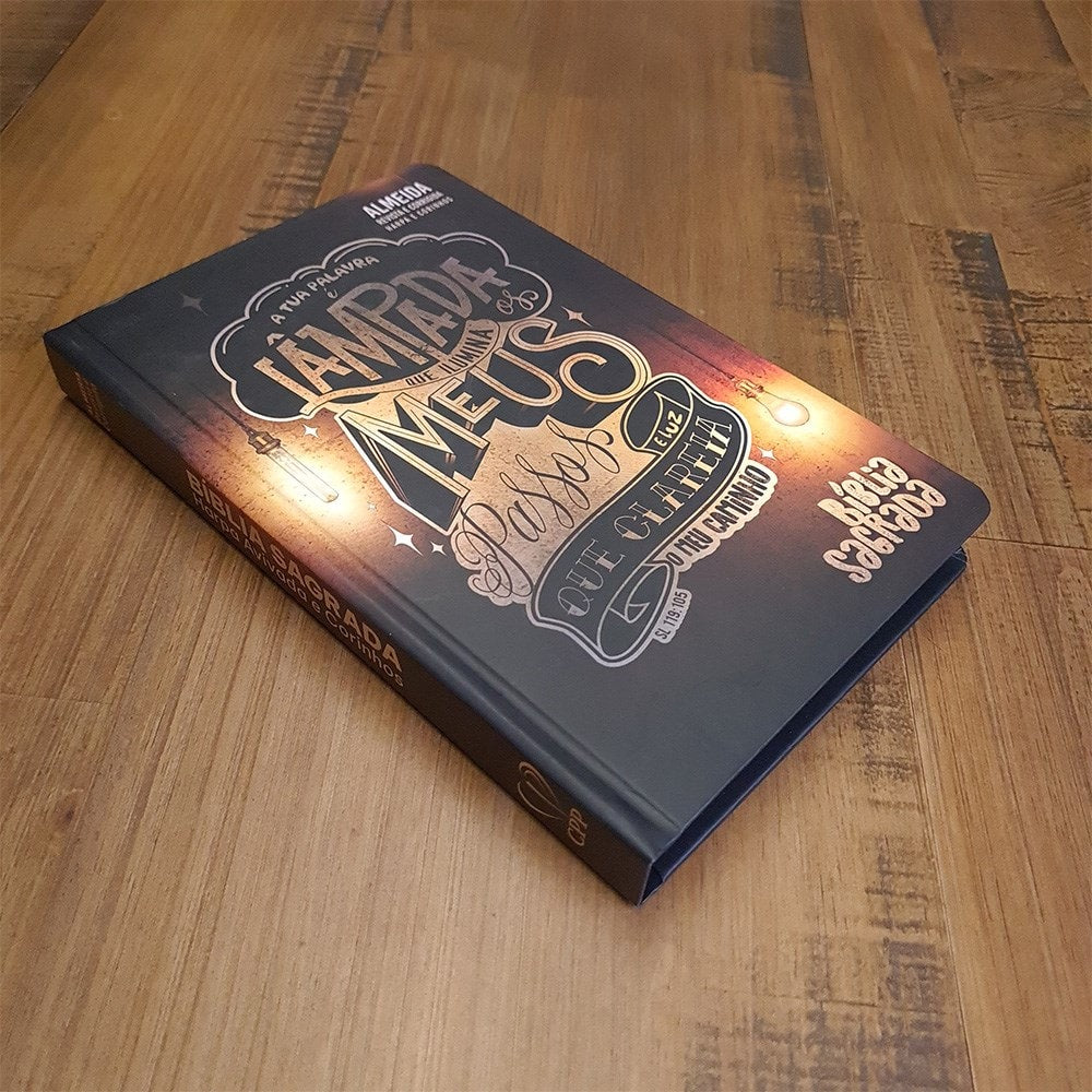 Bíblia Sagrada Slim | Harpa e Corinhos | ARC | Letra Normal | Capa Dura Salmos 119