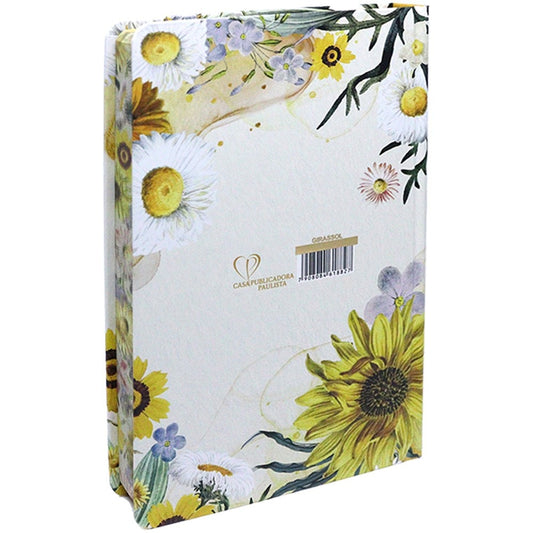 Bíblia Sagrada Slim | Harpa e Corinhos | ARC | Letra Normal | Capa Dura Girassol