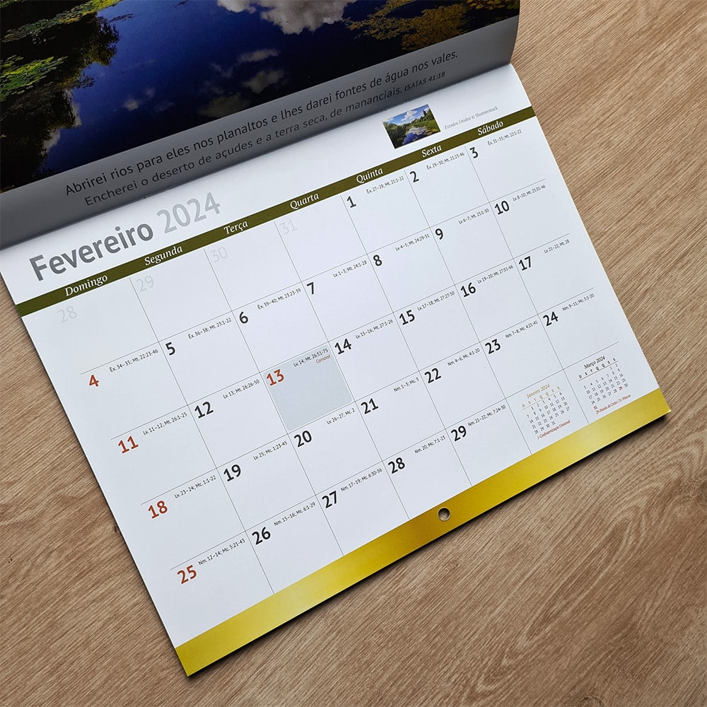 Pão Diário | Calendário 2024 | Paisagem