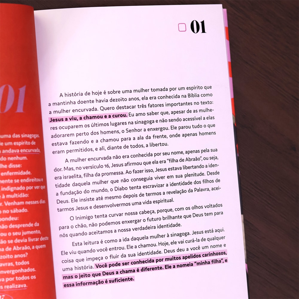 Devocional Não Fique 100 | Talitha Pereira | Capa Brochura