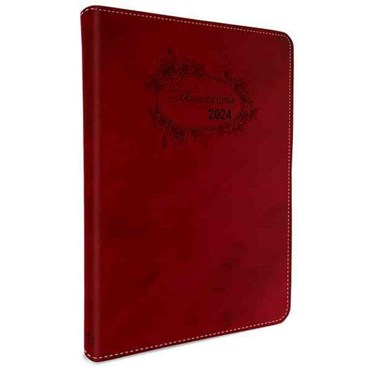 Agenda Executiva 2024 | Capa Luxo Vinho