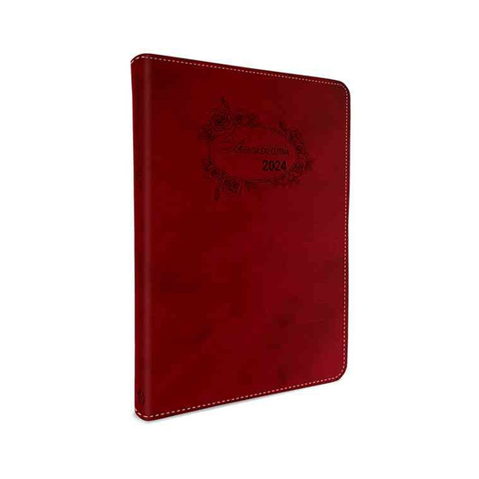 Agenda Executiva 2024 | Capa Luxo Vinho