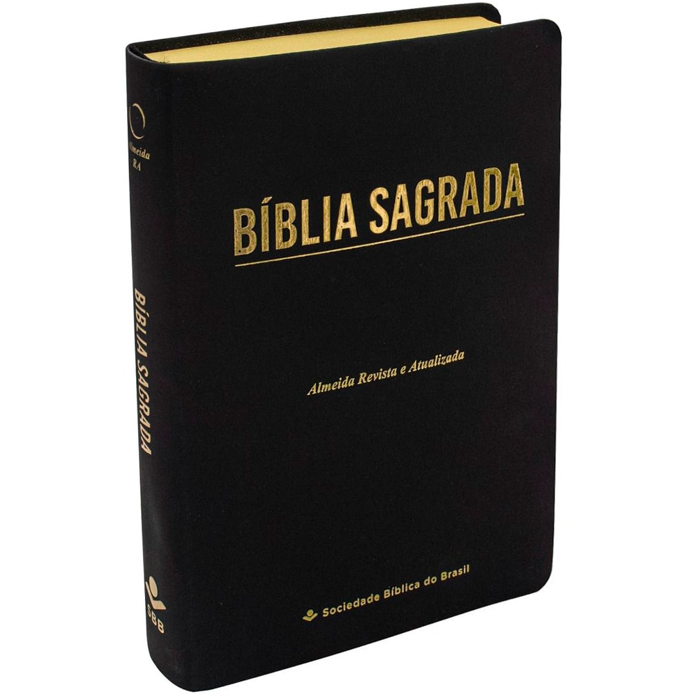 Bíblia Sagrada Economica | ARA | Letra Gigante | Capa Preto Luxo