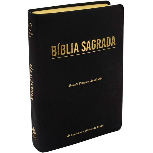 Bíblia Sagrada Economica | ARA | Letra Gigante | Capa Preto Luxo