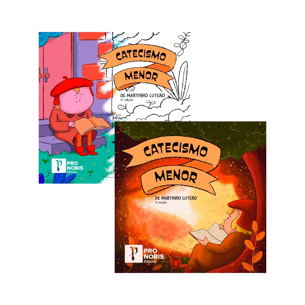 Kit Catecismo Menor de Martinho Lutero | Ilustrado | 2ª edição