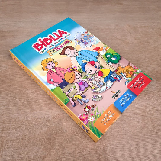 Bíblia de Princípios e Valores com Palabritas | Capa Dura