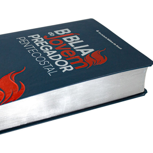 Bíblia do Jovem Pregador Pentecostal | ARC | Letra Normal | Capa Luxo Azul