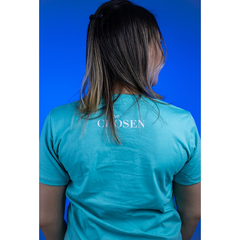 Camiseta Baby Look 2+5=5000 | Teal | The Chosen G