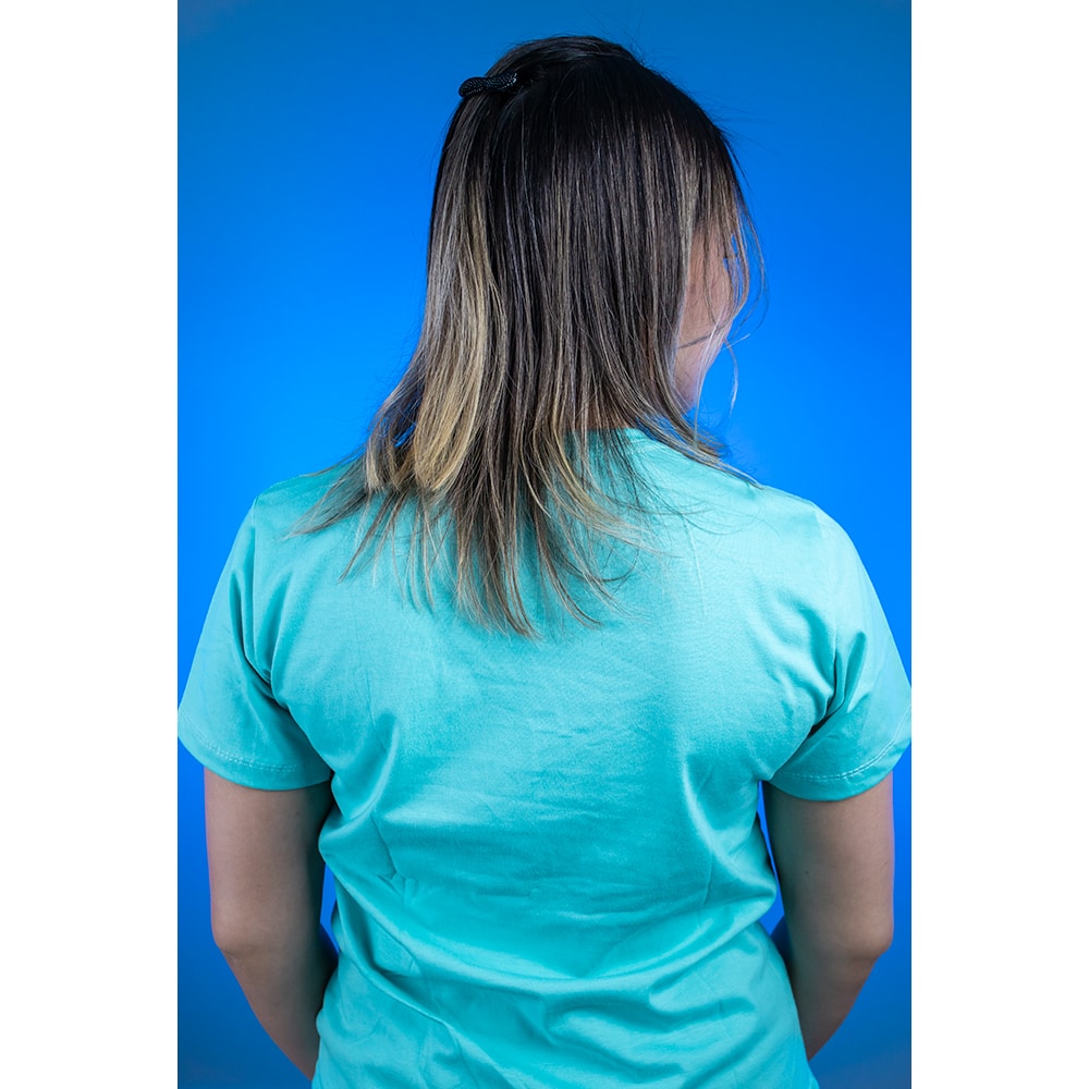 Camiseta Baby Look Contra a Corrente | Teal | The Chosen G