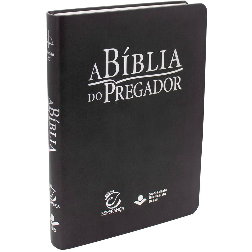 A Bíblia do Pregador | ARC | Letra Normal | Capa Luxo Cinza Escuro