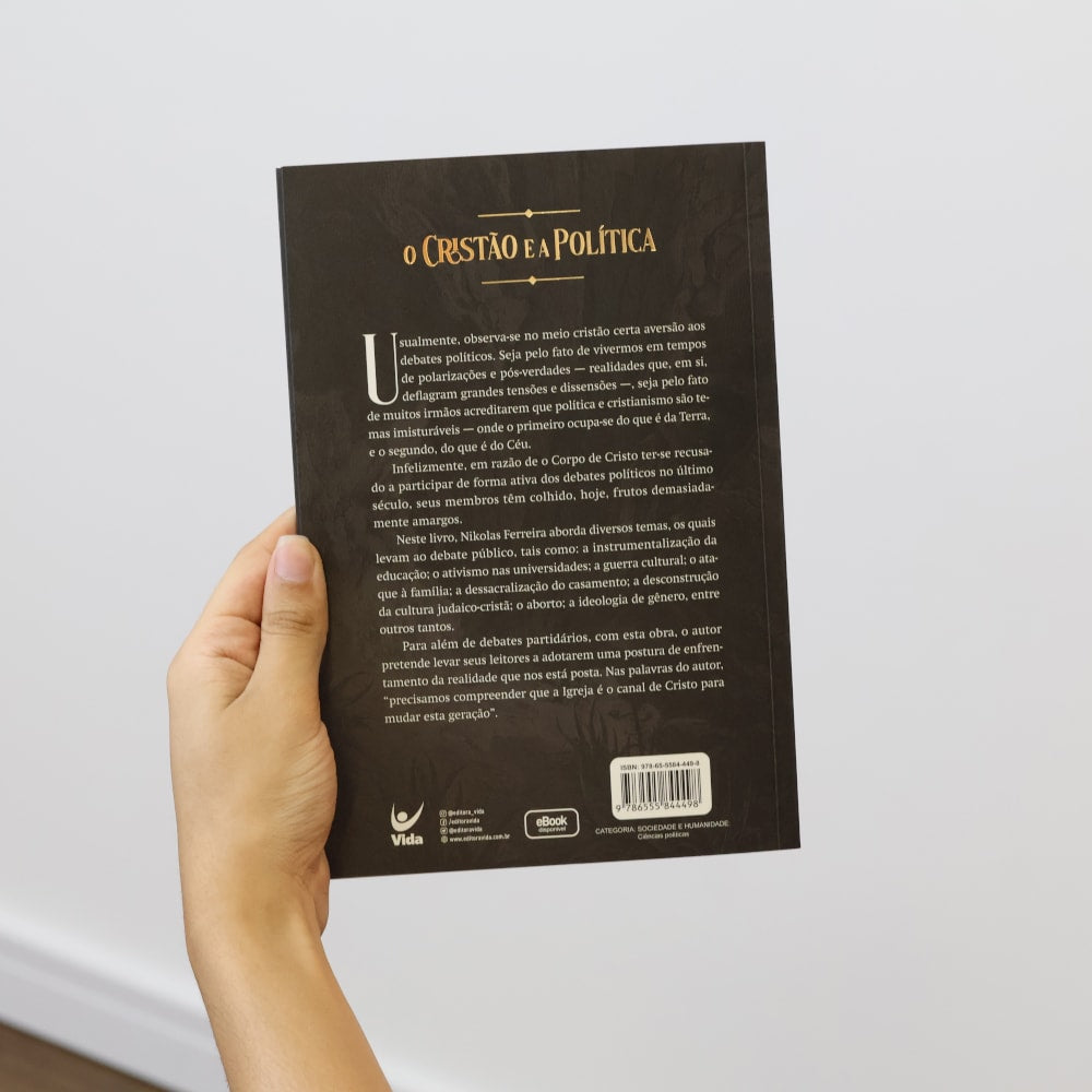 O Cristão e a Política | Nikolas Ferreira | Capa Brochura